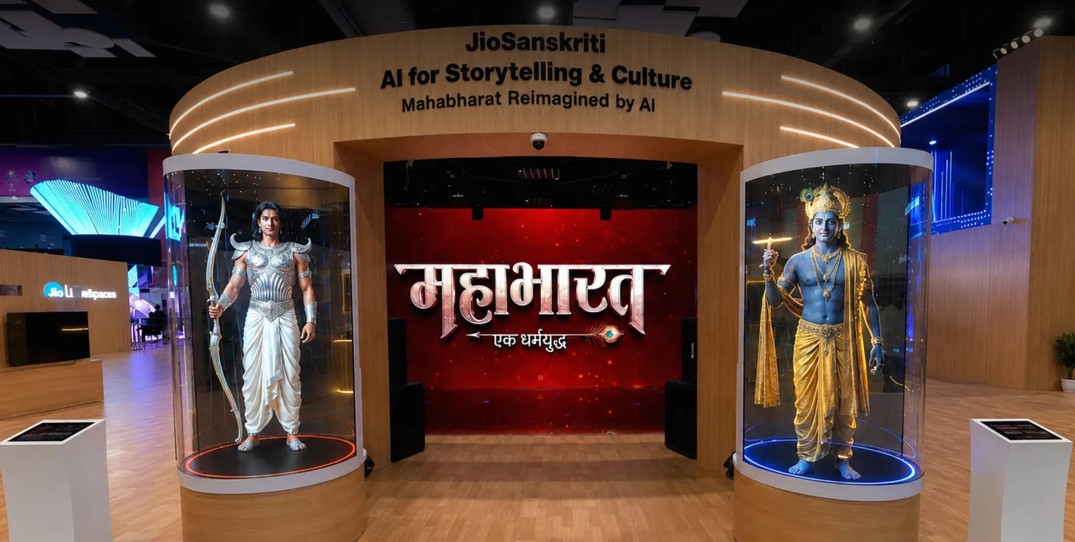 AI Mahabharat storytelling experience