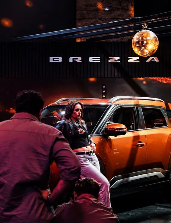 Brezza surround sound experience zone with interactive lighting