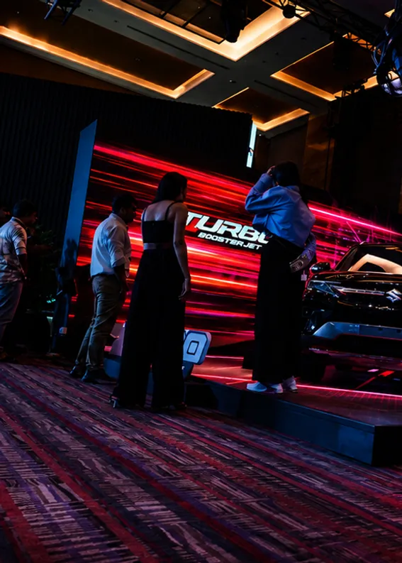 Turbo Boosterjet interactive activation at the Brezza launch