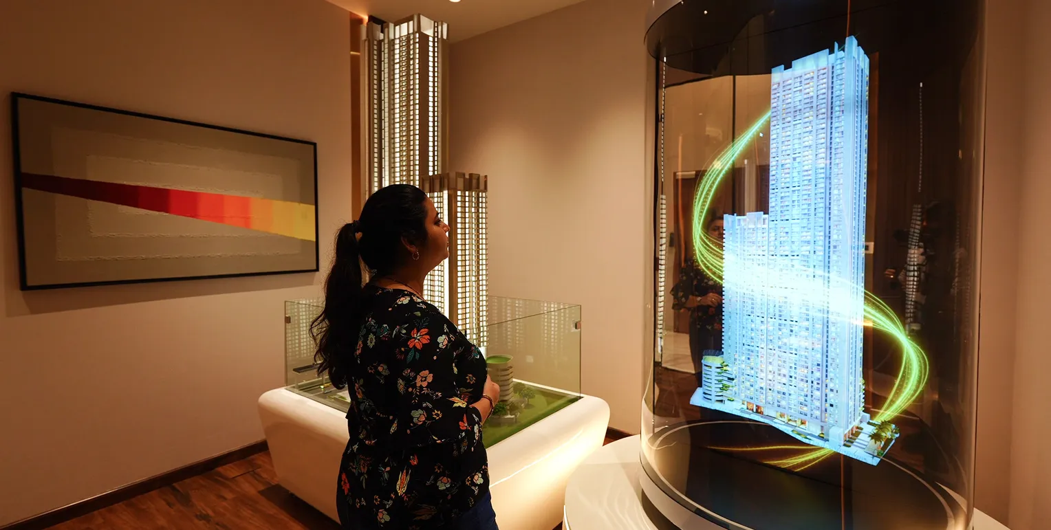 interactive holotube in real Estate