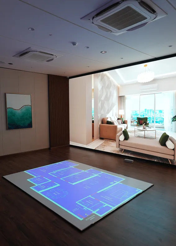 projection mapping floor